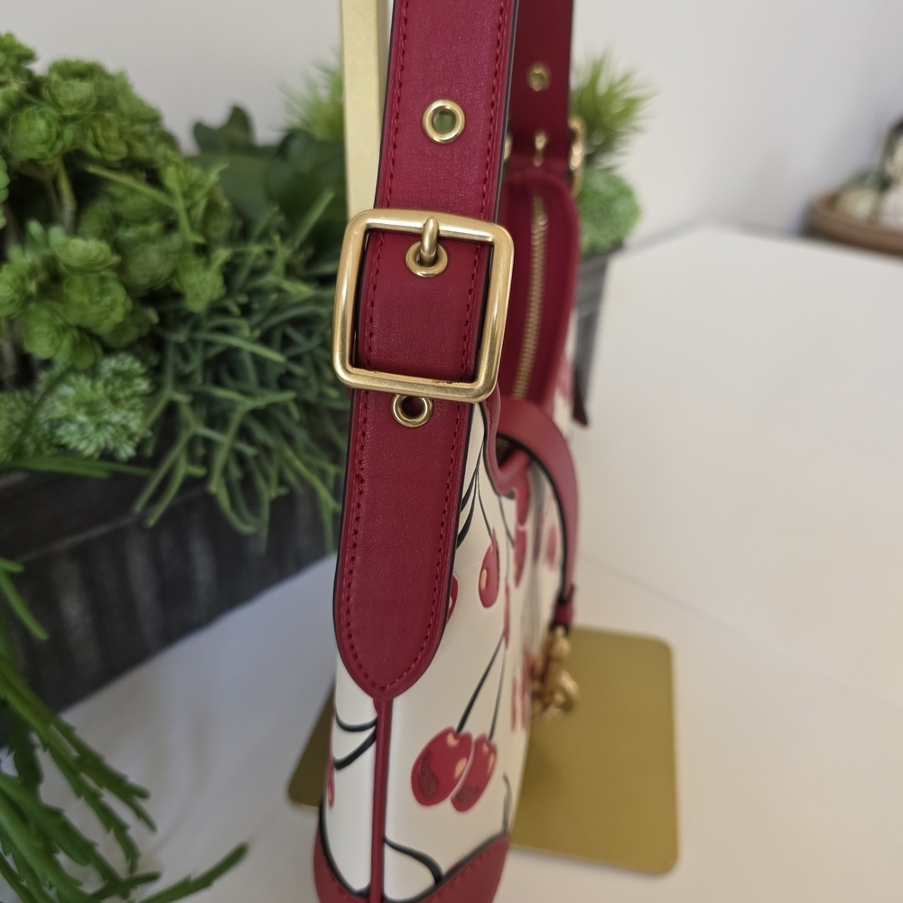 Coach Hamptons Hobo Cherry Print Bag/Y2K Archive Re-Edition-Like New - Picture 6 of 13